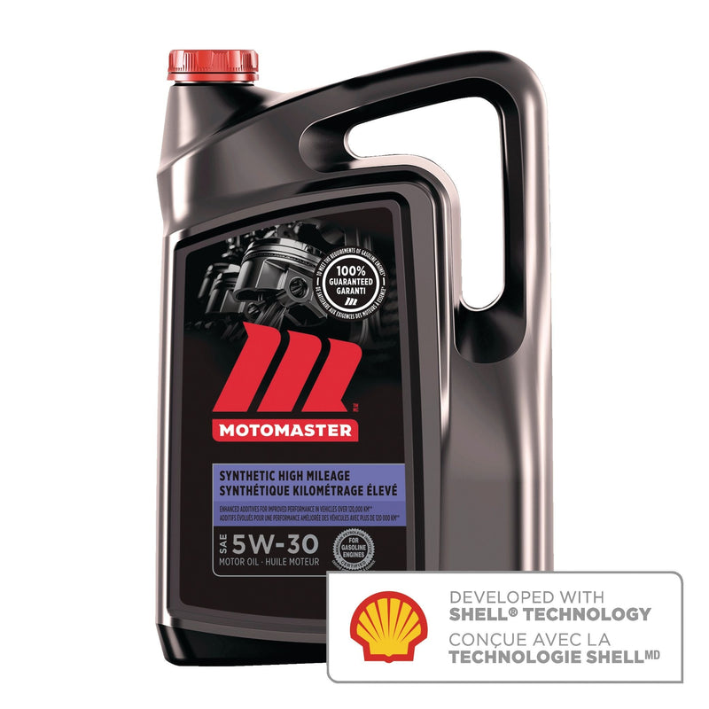 High Mileage 5W30 Synthetic Engine/Motor Oil, 5-L E3534