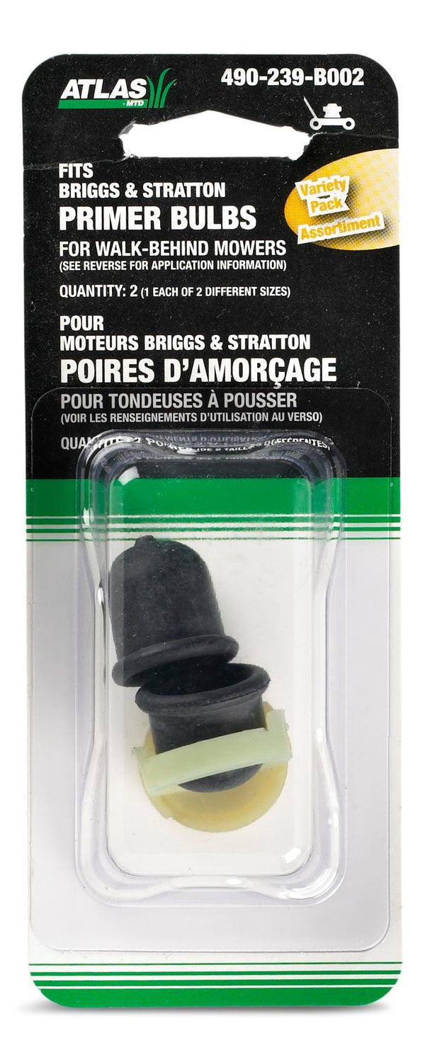 Lawn Mower Engine Primer Bulbs, 2-Pc P3214