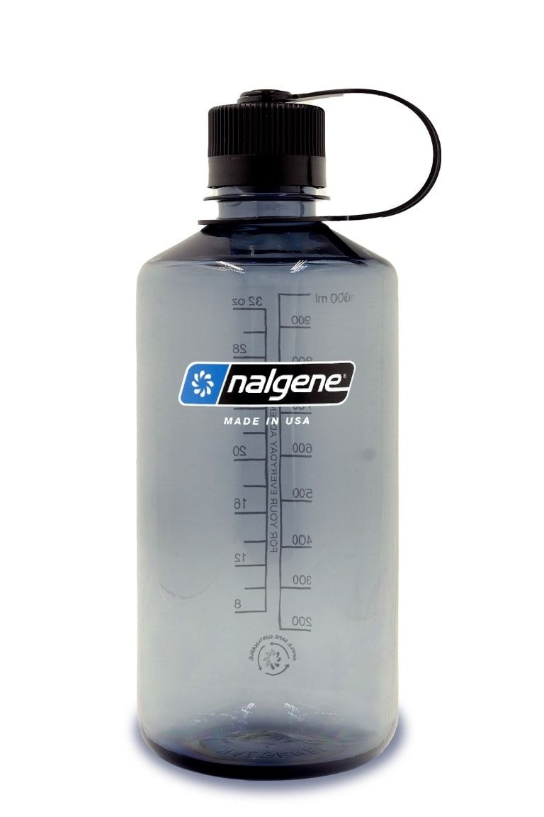 Sustain Narrow Mouth Water Bottle, Grey, 1 L S0701