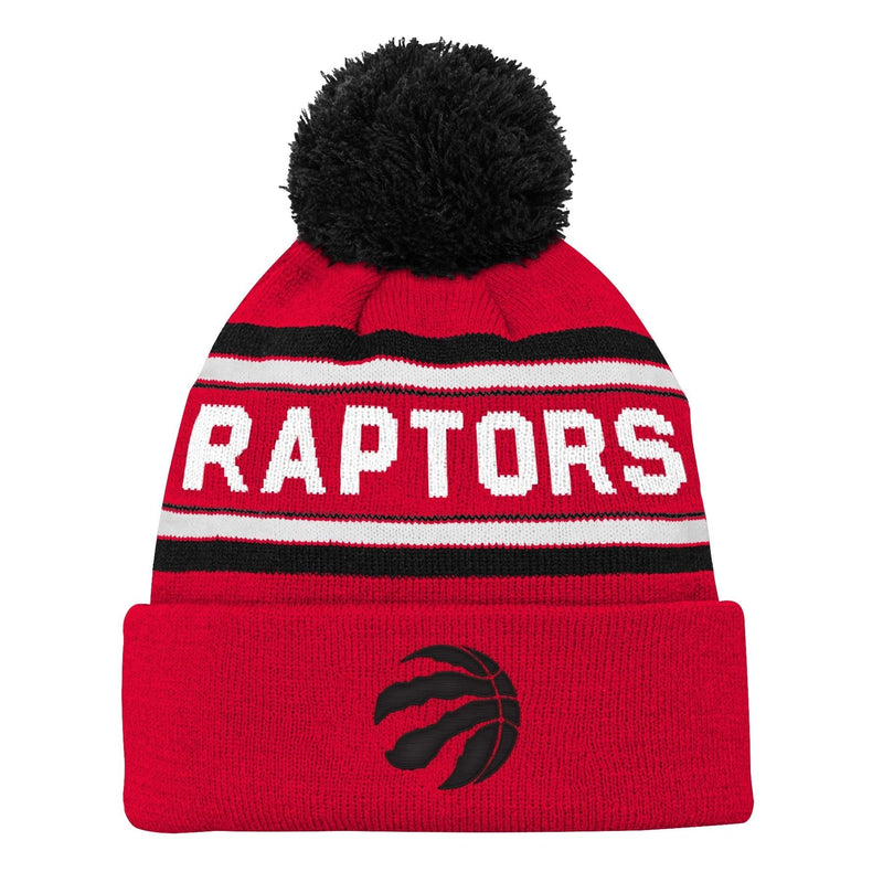 Raptors Jacquard Cuffed Knit With Pom, Acrylic Knit, Regular Size B8862