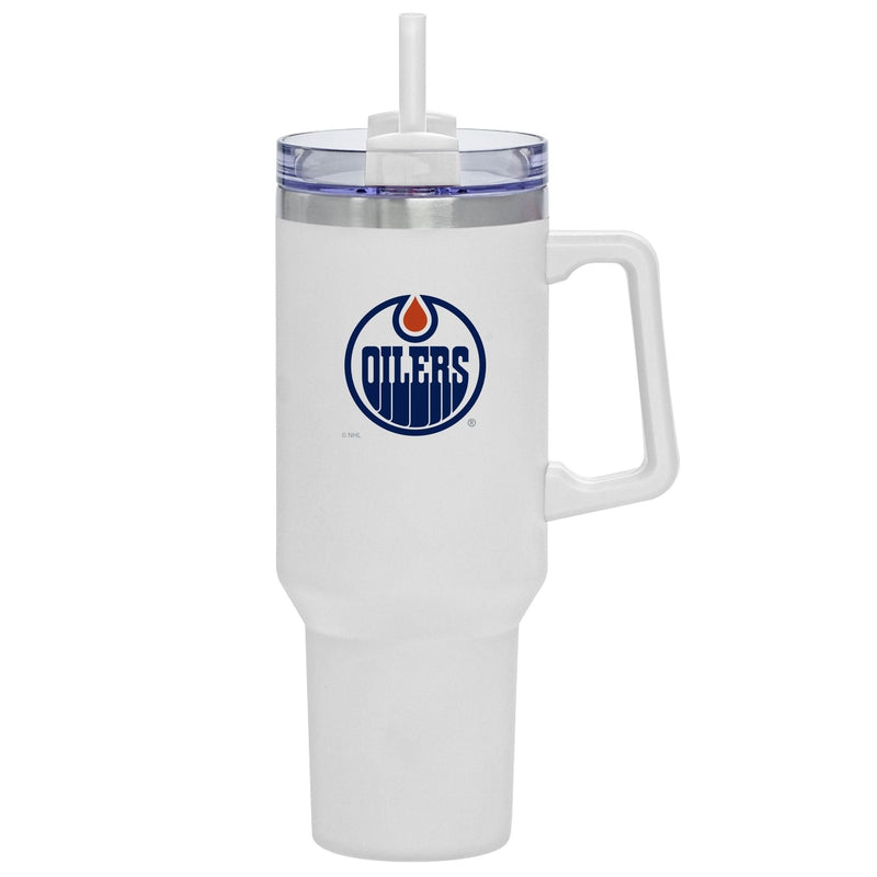 Travel Mug with Straw and Handle, 40-oz M4095