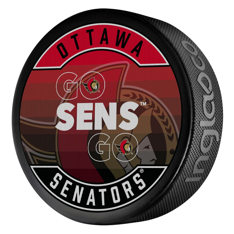 Dual-Image Lenticular Hockey Puck, 6-oz D6174