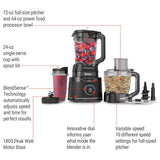 Kitchen System Power Blender & Food Processor, 10 Pre-set Programs, 1800W