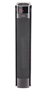 Oscillating Tower Ceramic Heater withRemote Control & Thermostat, 1500W, Black, 30-in