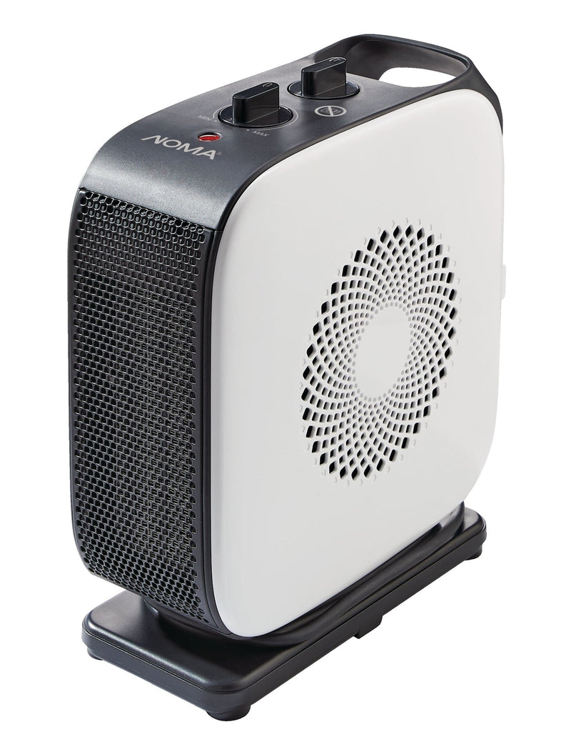 Portable Oscillating Portable Ceramic Space Heater withThermostat, 1500W, White A0778