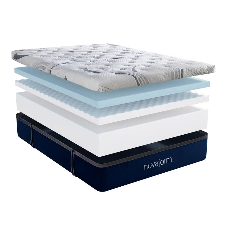 Novaform ComfortGrande Plus Advanced 35.5 cm (14 in.) Gel Memory Foam Queen Mattress J3952