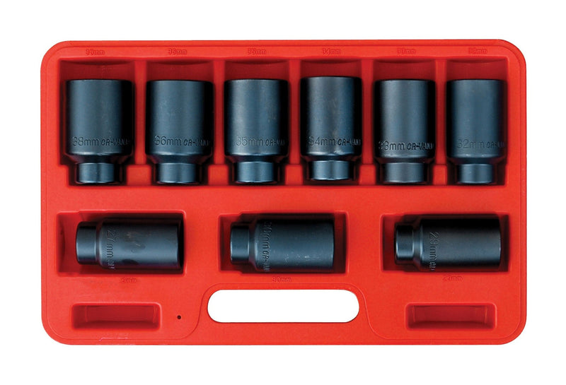 Deluxe Axle Nut Socket Set, 9-pc J3865
