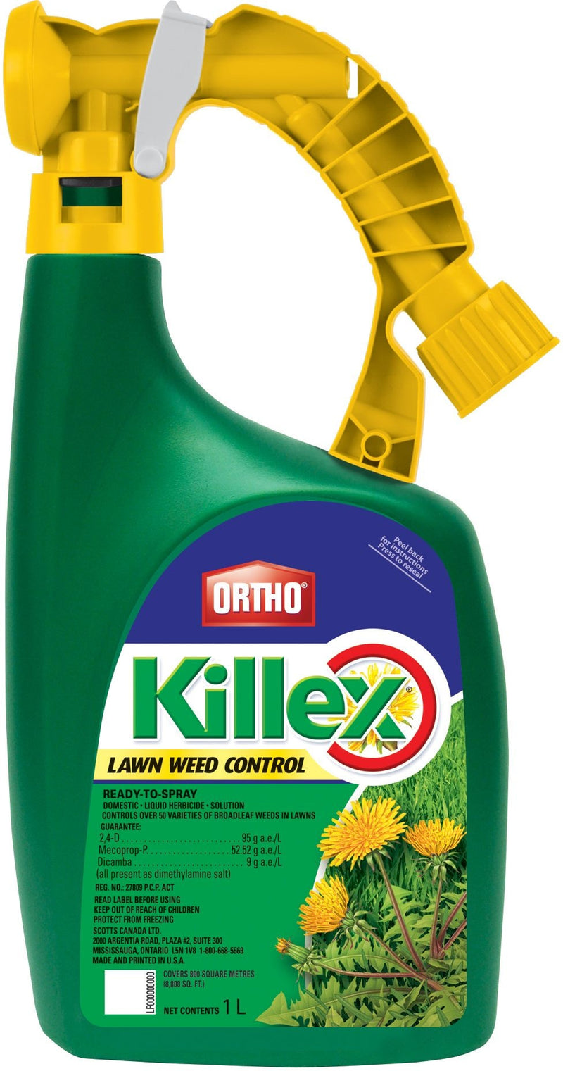 Killex Ready-to-Spray Lawn Weed Control/Killer, Herbicide, 1-L K4089