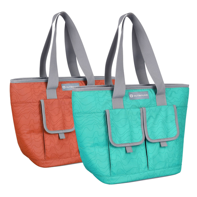 Beach Tote Insulated Soft Cooler, 24-Can R7466