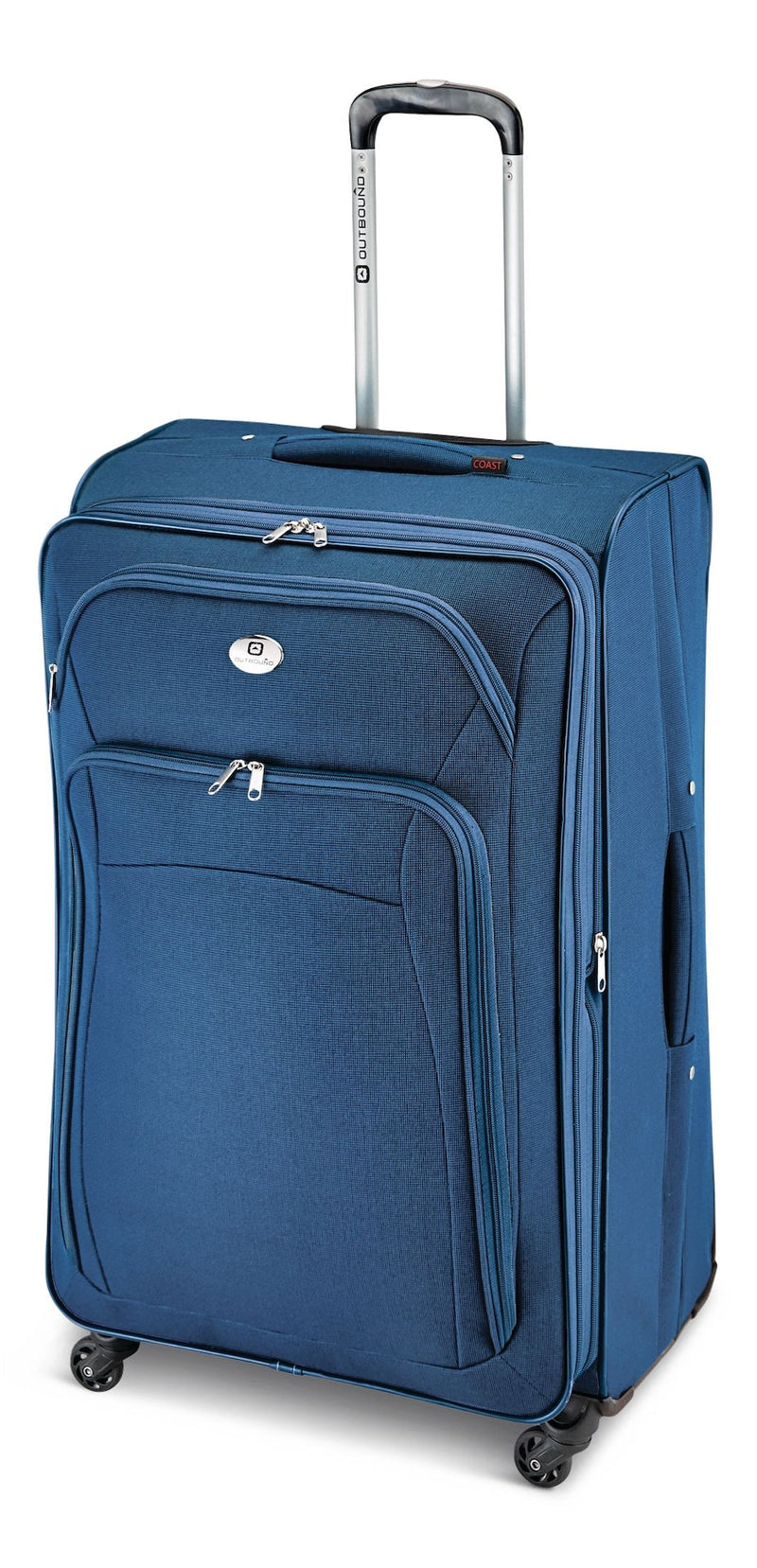 Coast Expandable Softside Spinner Wheel Travel 28-in Suitcase, Wet Pocket, Blue S0506