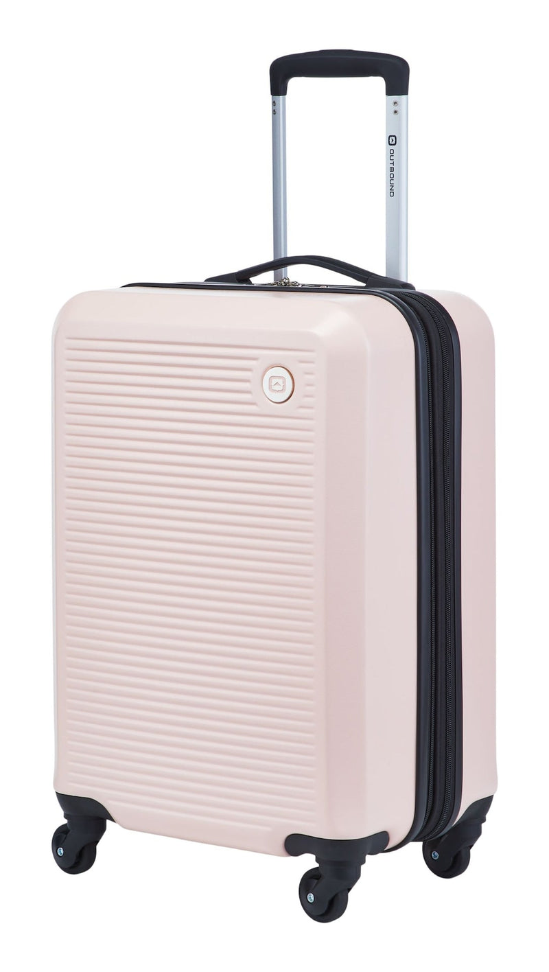 Hardside Carry-On Spinner Flex Travel Suitcase, Pink, 21-5/8-in G9075