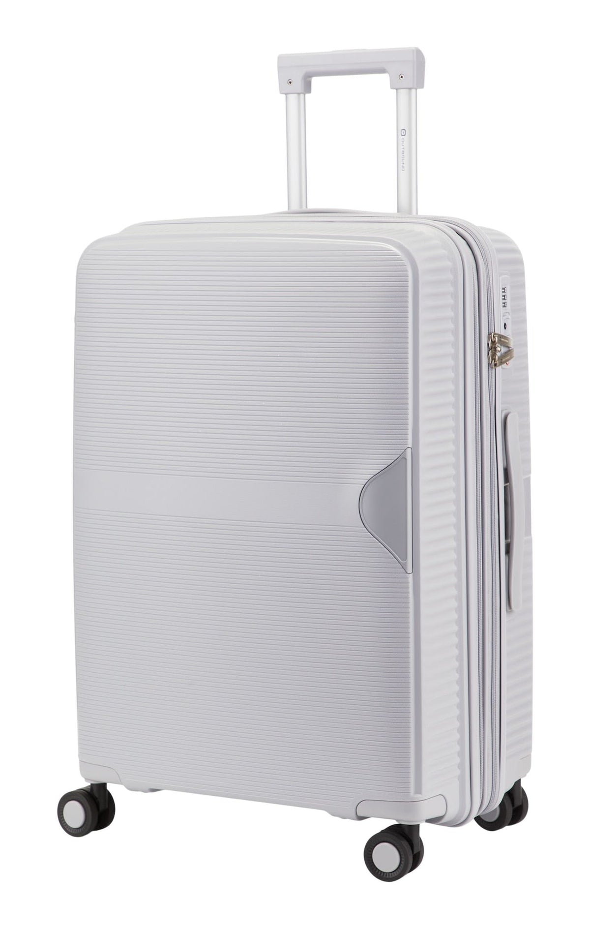 Hardside Medium Luggage Bag, Silver