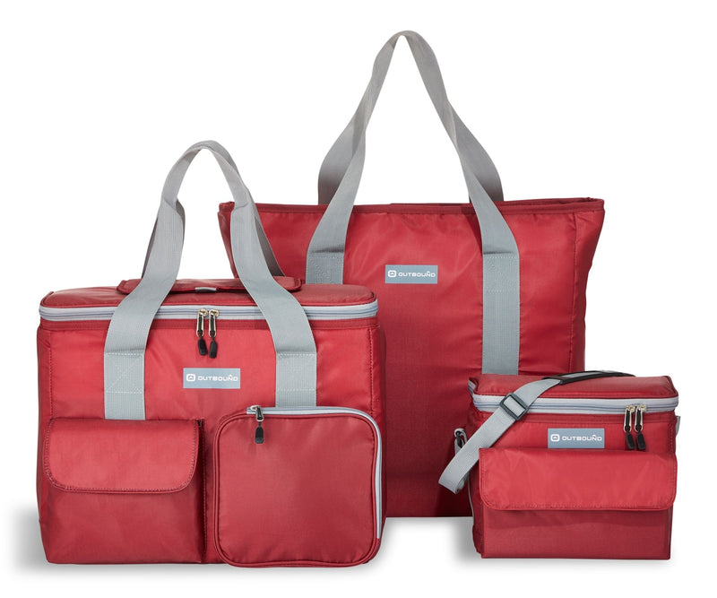 Soft Cooler and Tote Combo, Red, 3-pk H5522