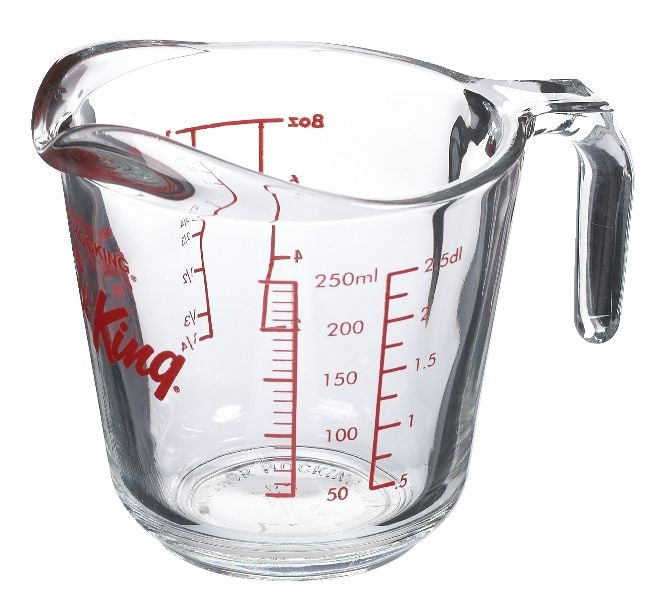 Glass Measuring Cup, 250-ml B9728