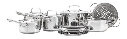 Canadian Signature Stainless Steel Cookware Set, 12-pc E2585