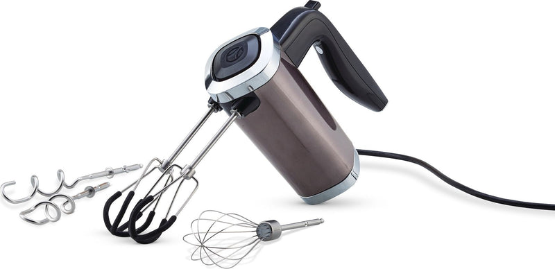 High Power 10-Speed Hand Mixer, Black Stainless Steel M2947