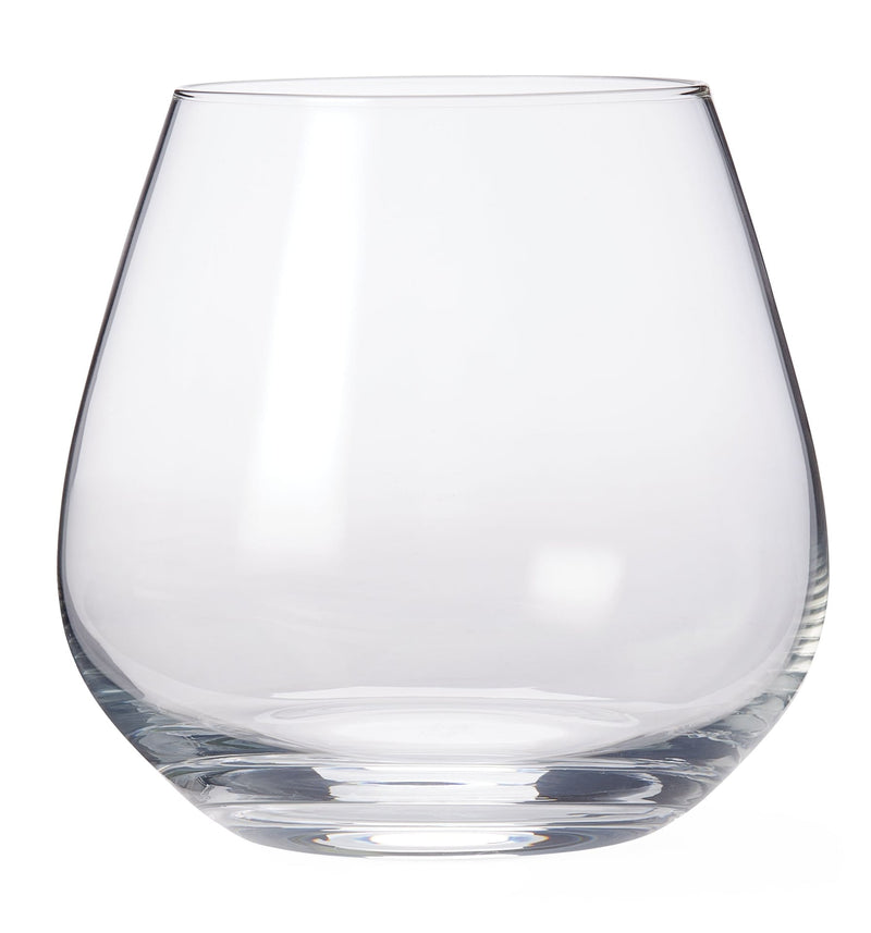 Professional Afton Stemless Wine Glasses, Clear, 20.4-oz, 4-pk F5312