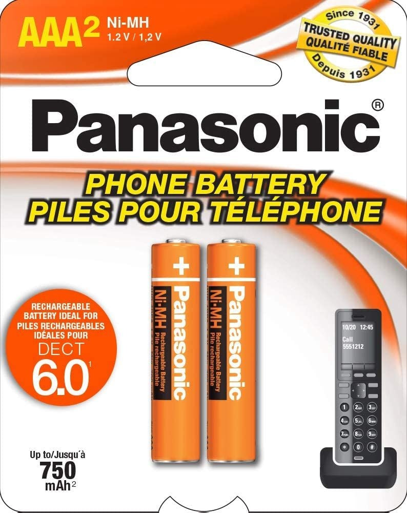 Rechargeable AAA Battery for Cordless Phones (HHR4DPA2BA) Z0649