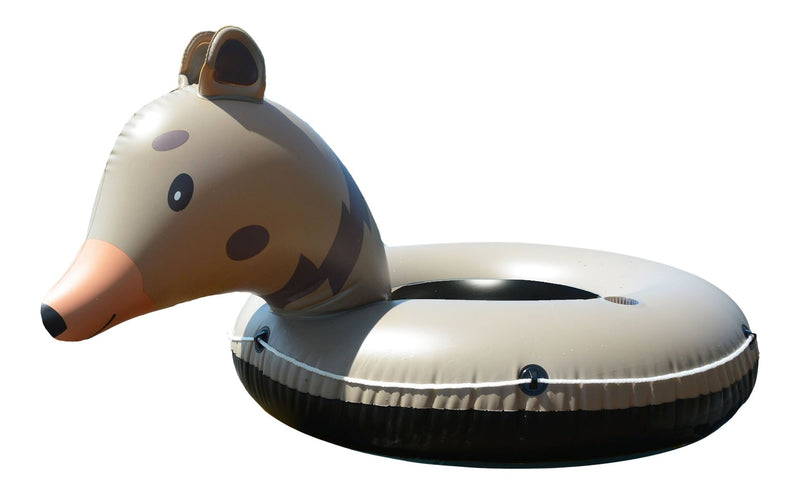 Inflatable Bear River/Lake Tube, 1-Person, Brown F5178