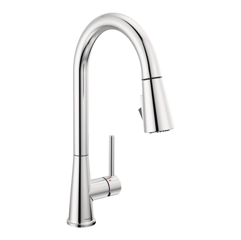 Precept Single Lever Pull Down Kitchen Faucet with POWERinse, Chrome R2659