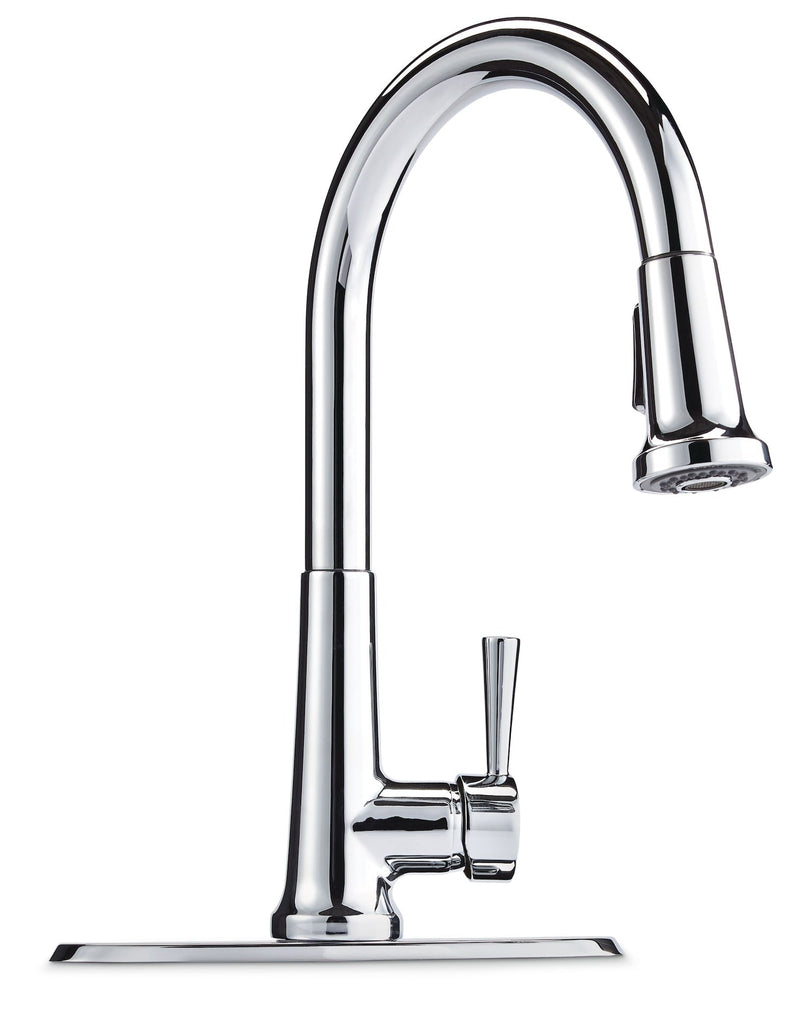 Single-Handle Pull-Down Kitchen Faucet, Chrome H8640