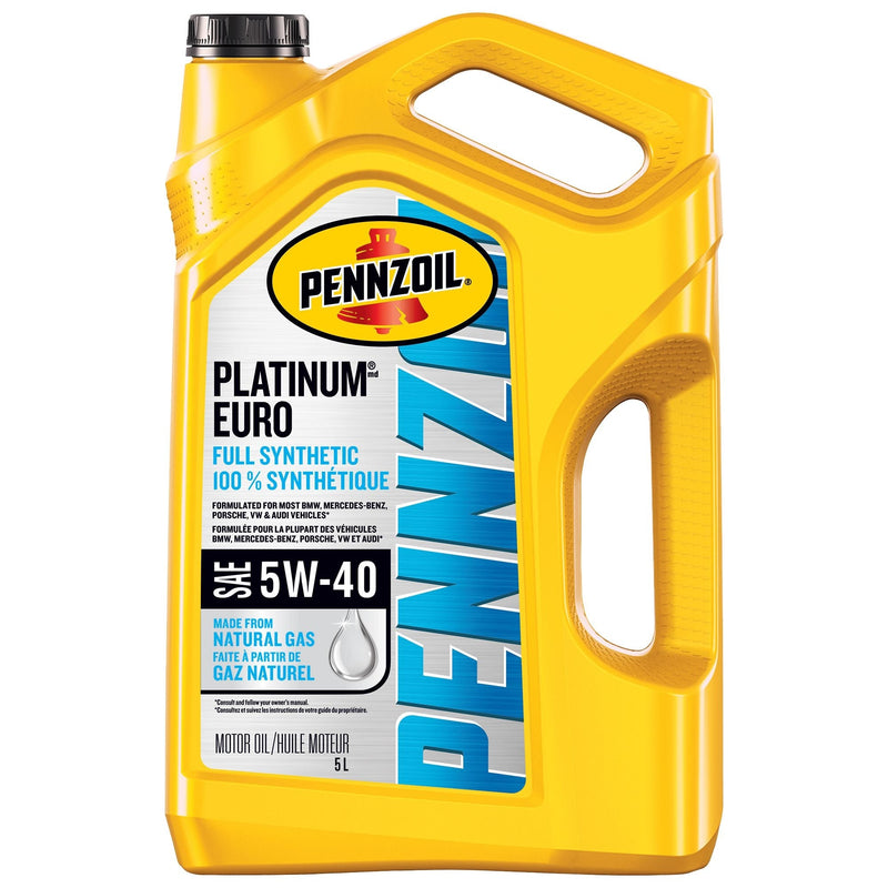 Platinum Euro 5W40 Synthetic Engine/Motor Oil, 5-L L7439
