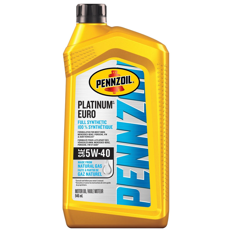 Platinum Euro 5W40 Synthetic Engine/Motor Oil, 946-mL V6970