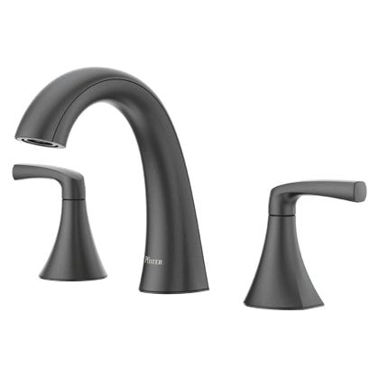 Rancho 8-in Widespread Bath Faucet, Matte Black U4330