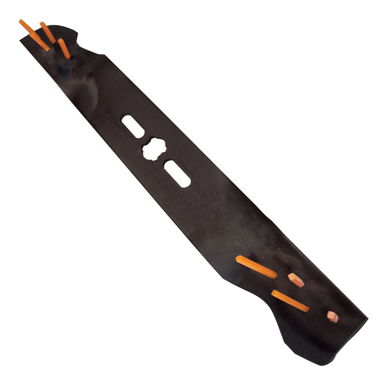 Power Rake Universal 6-in-1 Replacement Lawn Mower Blade, 19-in/20-in, Removable Tines D3513