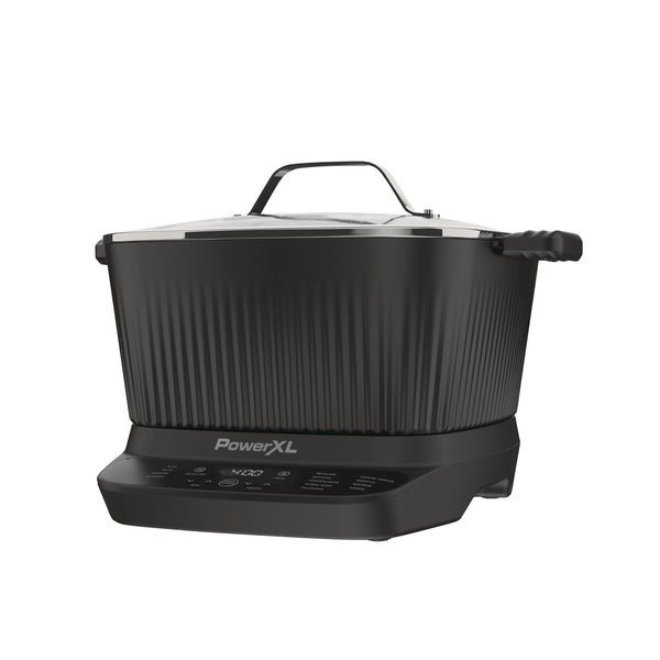 StirMax Digital Programmable Slow/Multi-Cooker with 9 Cooking Pre-Sets, Black A8485