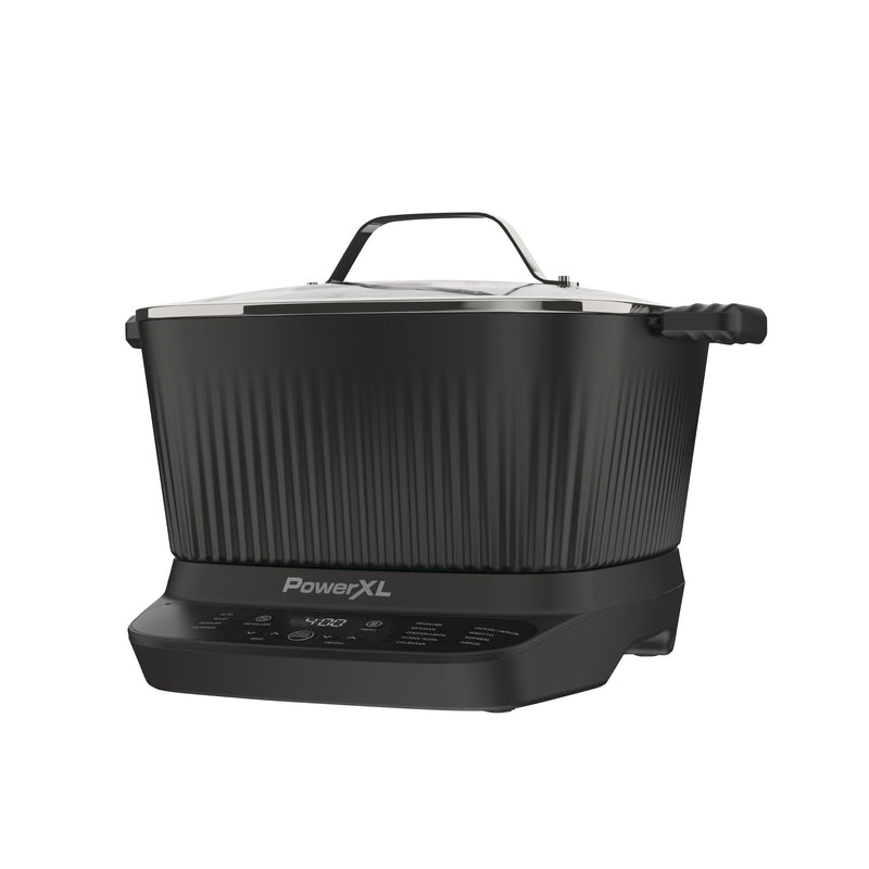 StirMax Digital Programmable Slow/Multi-Cooker with 9 Cooking Pre-Sets, Black A8485