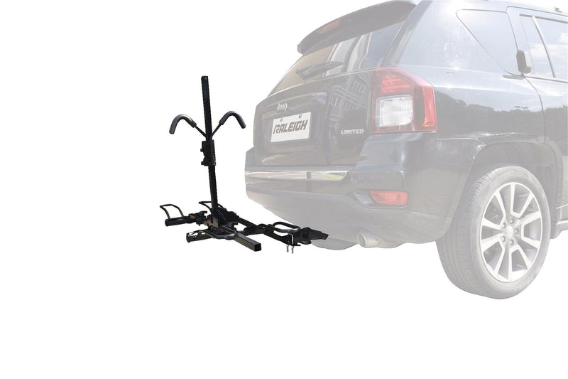 2-Bike Hitch Platform Rack with Anti-Wobble Hitch Pin, Folding Design B0571