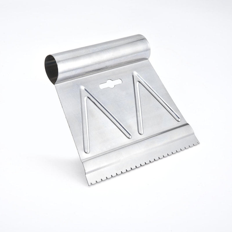 Multi-Purpose Steel V-Notch Adhesive Spreader/Applicator Tool, 3/16 x 6-in J2202