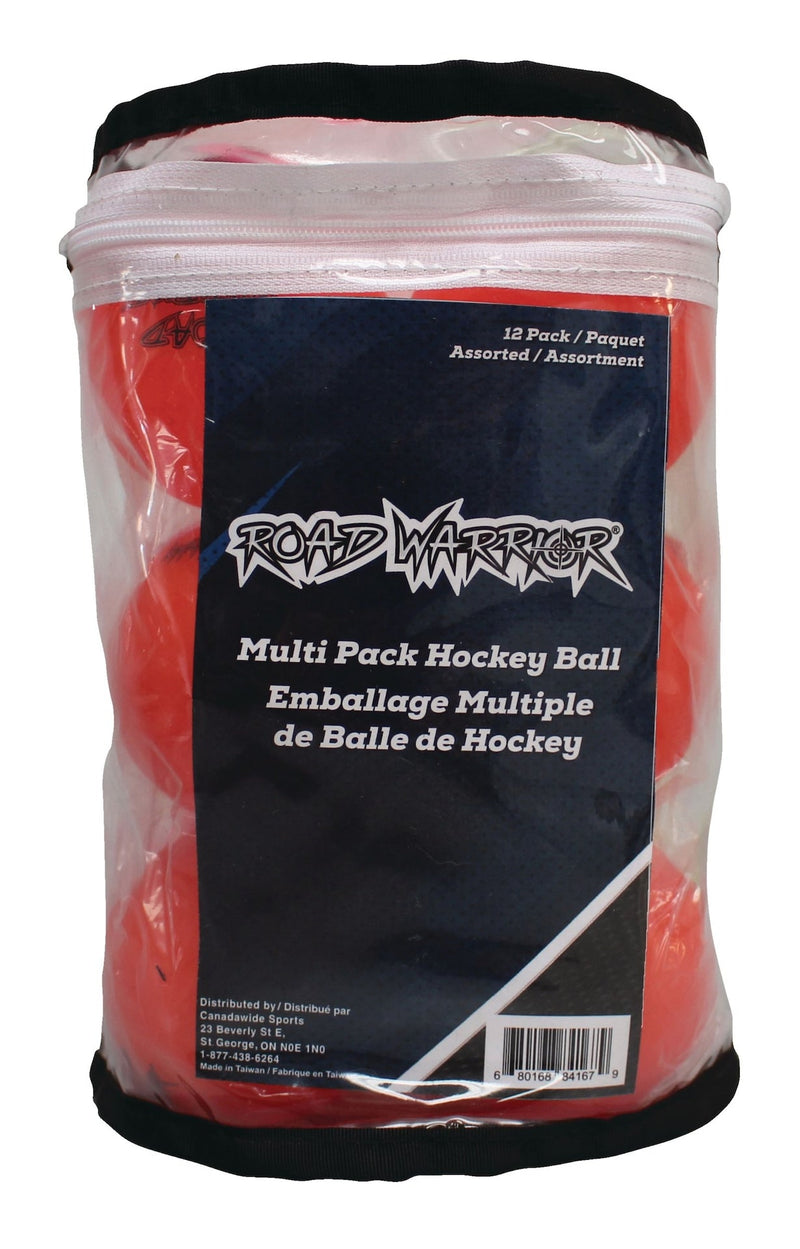 Street Hockey Balls, Assorted Colours, 12-pk G4565
