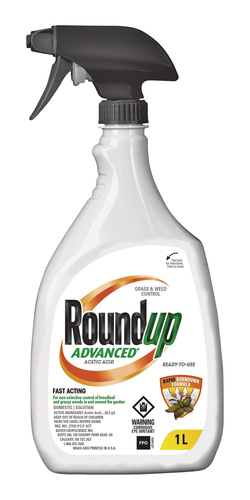 Advanced Ready-To-Use Grass & Weed Control Spray, 1-L G3229