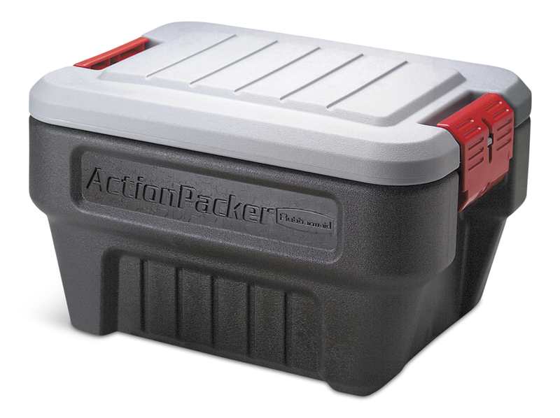 Action Packer Latch Storage Container, Stackable and Recyclable, 30.3-L E0327