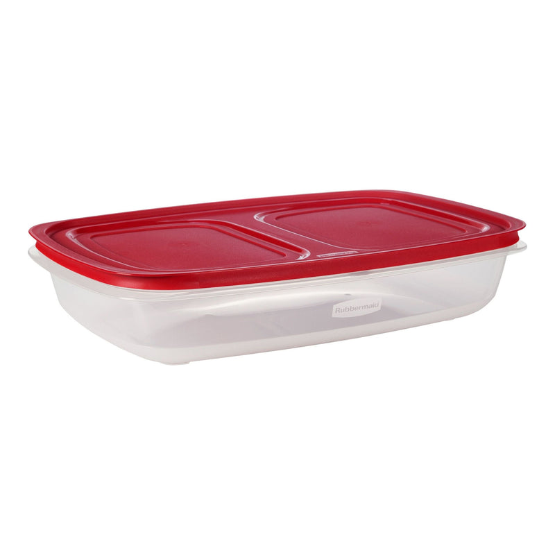 Easy Store Rectangular Plastic Food Storage Container Set with SecureGrip, Stackable, 28.8 Cups M9969