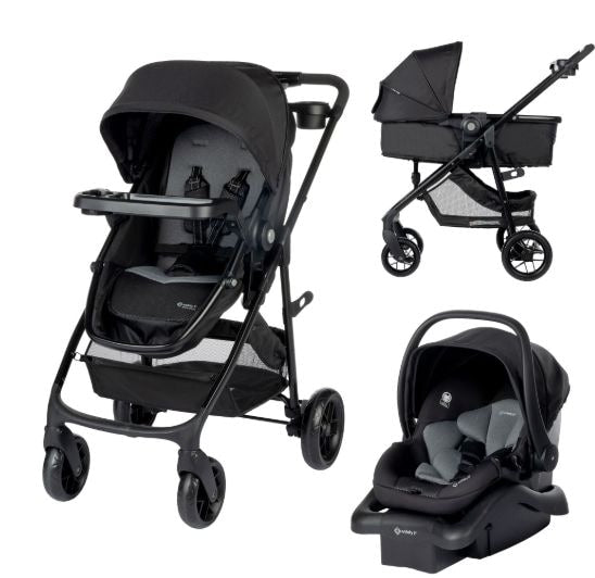 Grow and Go Travel System with 8 Strolling, Alloy J1280