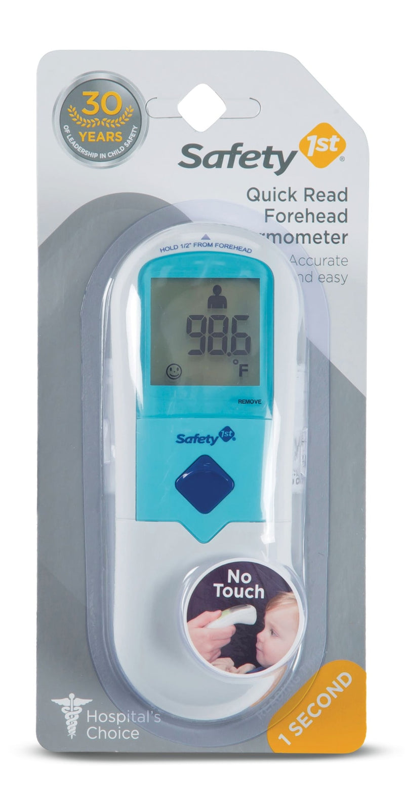 Quick Read Forehead Thermometer, Blue P9252