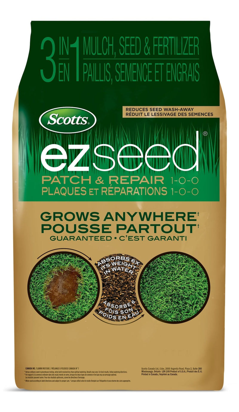 EZ Seed 3-in-1 Patch & Repair Grass Seed & Fertilizer Mix, 1-0-0, 4.5-kg T7048