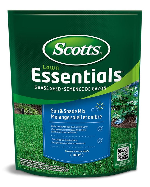 Lawn Essentials Sun & Shade Grass Seed Mix, Weed-Free, 1-kg P4730
