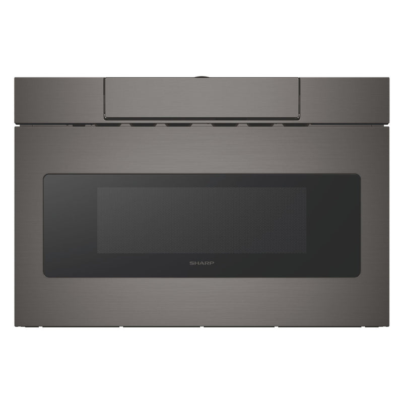 Black Stainless Steel Microwave Drawer Oven, 24-in Q7355