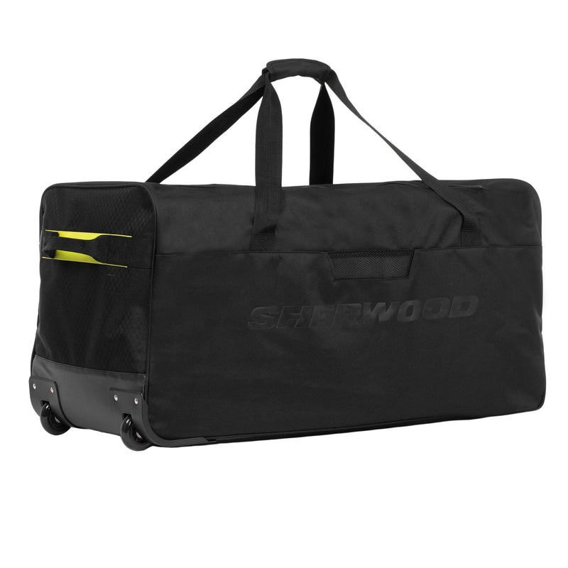 Hockey Bag, Wheeled, Senior, Black, 35-in A9436