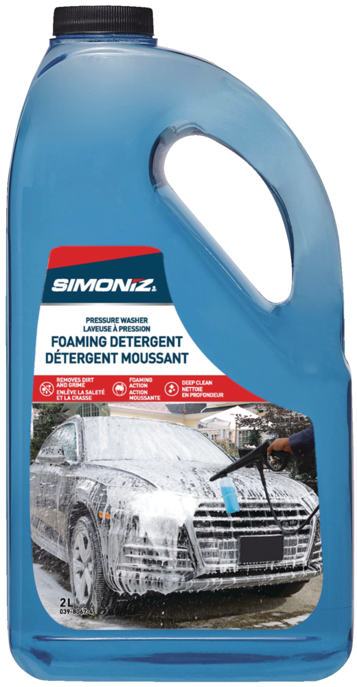 Non-Toxic Foaming Pressure Washer Detergent for Vehicles & Boats, Concentrate, 2L K0237
