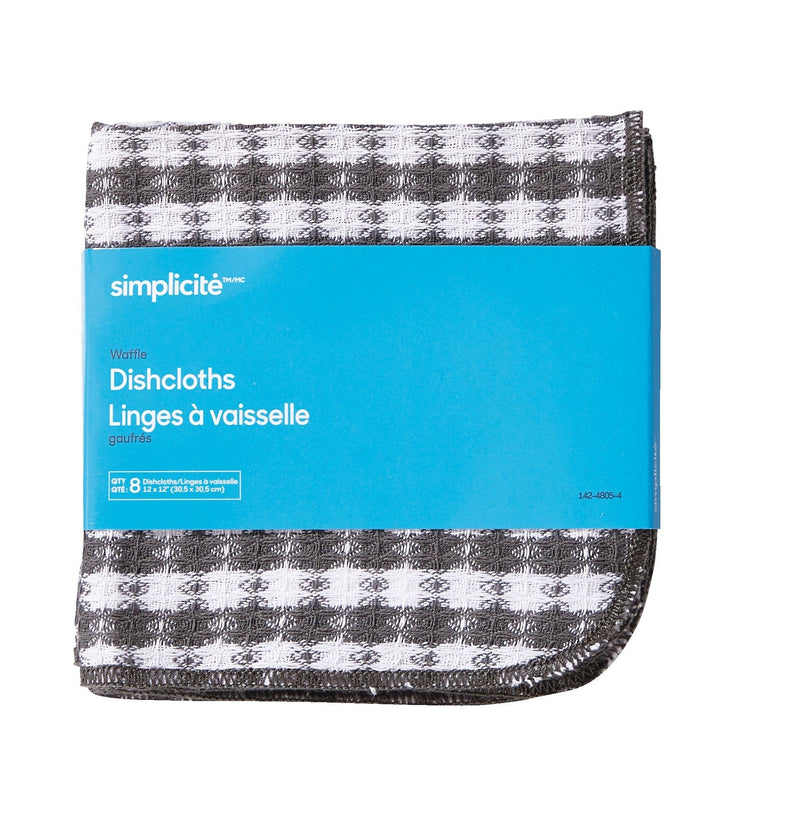 Waffle Dishcloths, 8-pk J1423