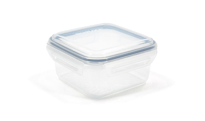 Clear Rectangular Clear Food Storage Container with Lid, Nestable, 1.1-L D6677
