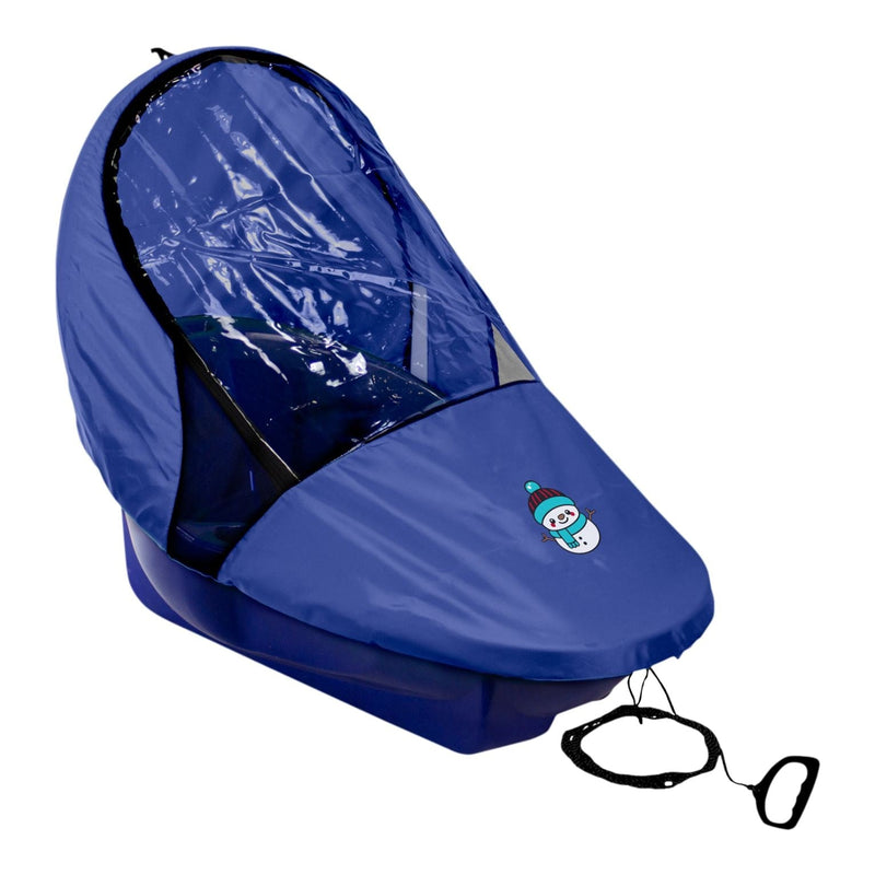 Snocruzer Covered Baby Sled/Toboggan for Ages 12-36 Months, Blue U0708