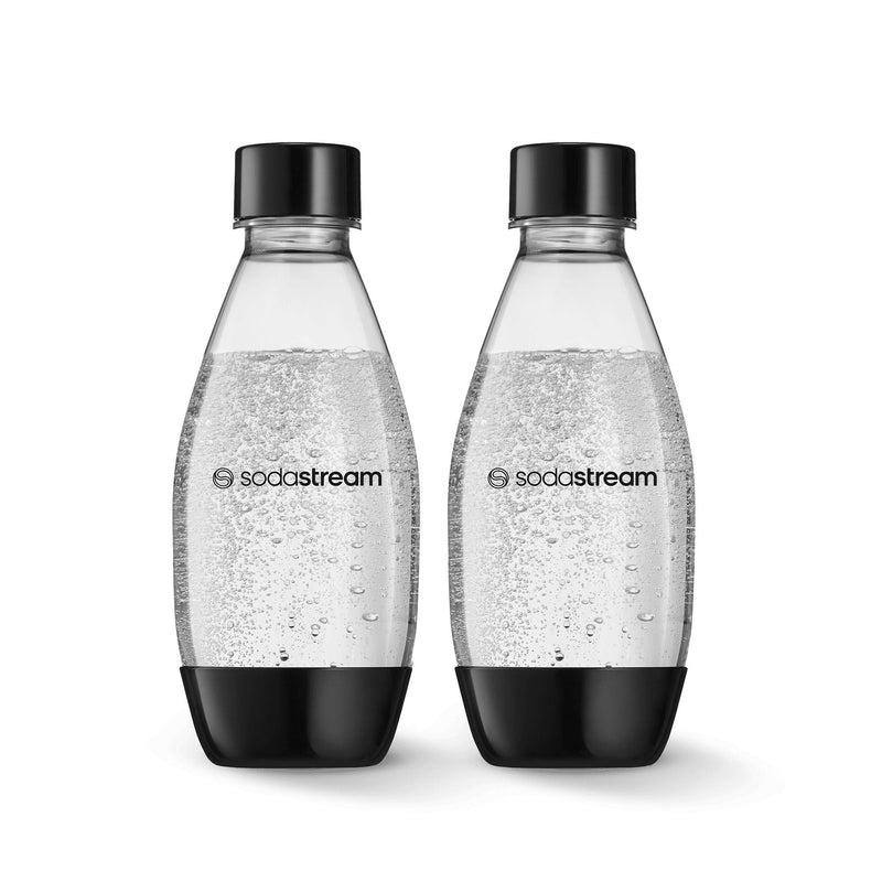 Carbonating Bottle, Dishwasher Safe, BPA-Free, Black, 0.5-L, 2-pk F4862