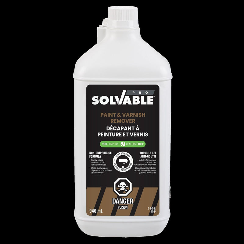 Professional Contractor Strength Heavy Duty Multi-Surface Paint & Varnish Remover, Assorted Sizes O8498