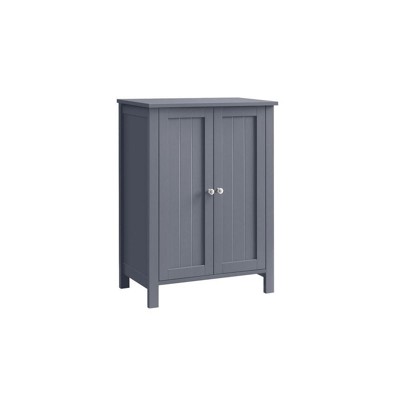 Home Dove Grey Floor Cabinet with 2 Adjustable Shelves A1792